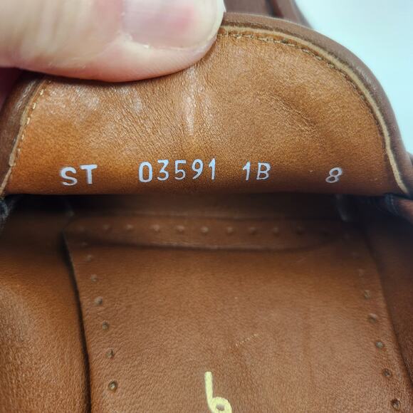 Salvatore Ferragamo Sport Gwendy Tan Pebble Calf Loafers Women Size 8B Brown New - Picture 10 of 14